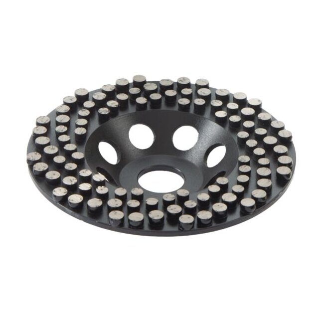 125/22,2mm Pristis komschijf SPIKE Epoxy Medium Zwart