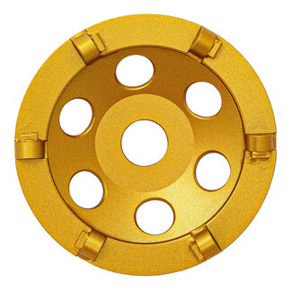 Pristis 125/22,2mm Pristis komschijf PKD segm. Large Goud