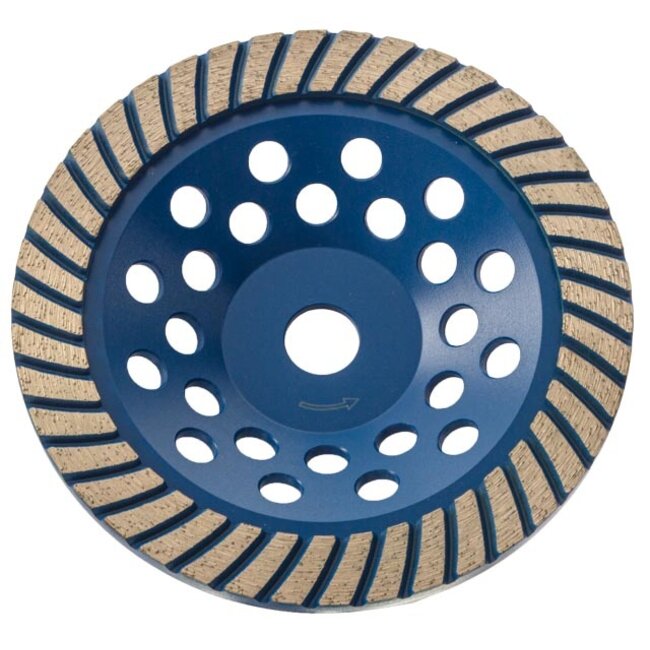 180/22,2mm Pristis komschijf turbo Medium Blauw