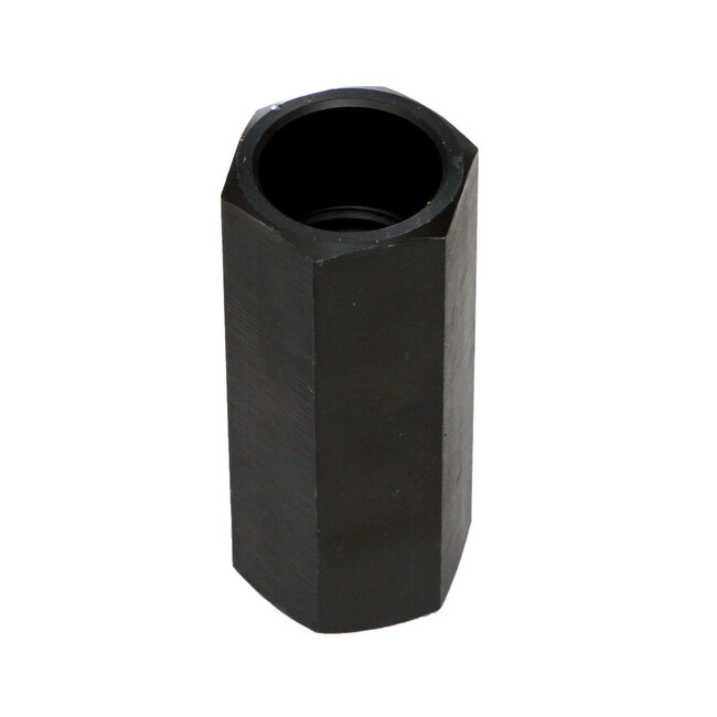 Verloop 5/4"inw x R1/2"inw  gezwart