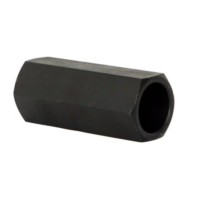 Verloop 5/4"inw x R1/2"inw  gezwart