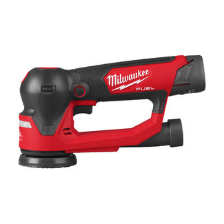 Milwaukee Milwaukee M12FSDR75-202B FUEL Excentrische 75mm schuurmach. Milwaukee Milwaukee M12FSDR75-202B FUEL Excentrische 75mm schuurmach.