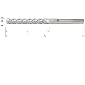 Rotec SDS+4 22x1000/950mm S4 hamerboren 4-snijder