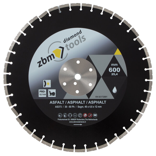 600/25,4 - 4,6x12mm AS373 30-60Pk Asfalt Zwart