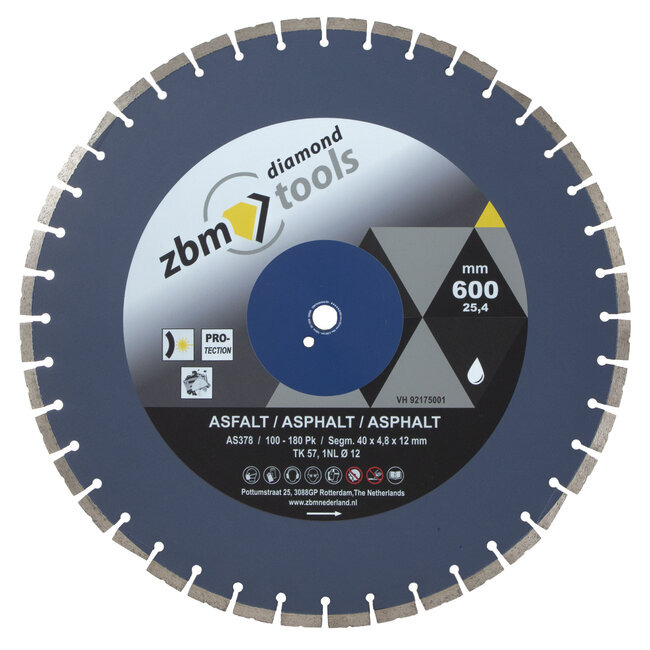 600/25,4 - 4,8x12 AS378 Ex. Soft 100-180Pk Asfalt Grijsblauw