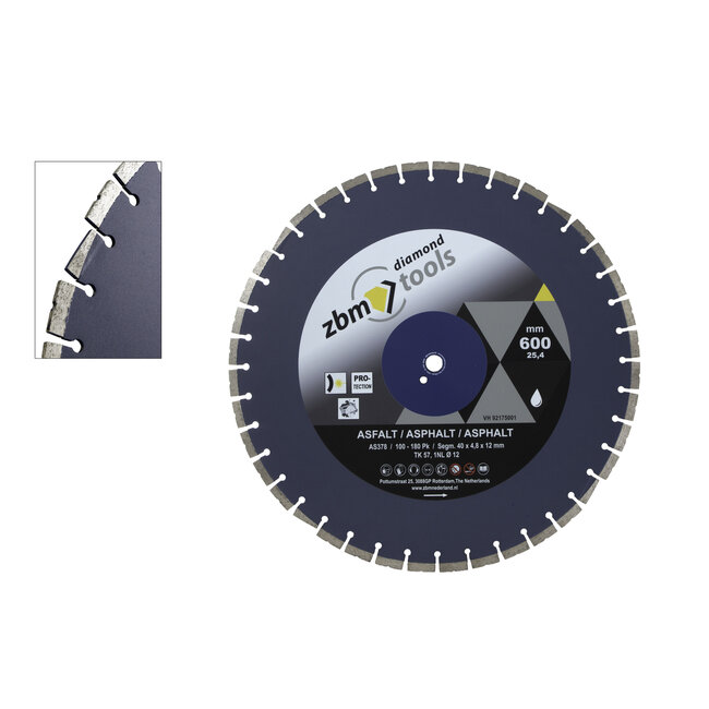 600/25,4 - 4,8x12 AS378 Ex. Soft 100-180Pk Asfalt Grijsblauw