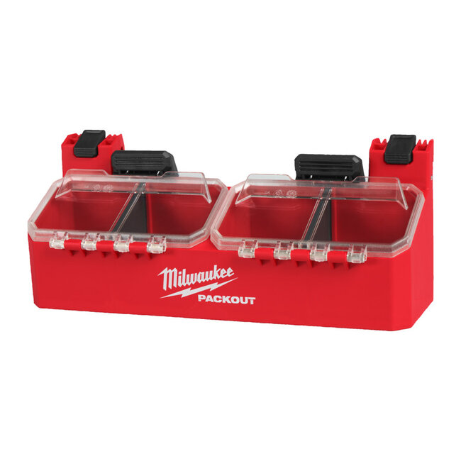 Milwaukee PACKOUT zijmontage met dubbele bakken