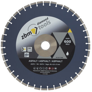 ZBM Diamondtools 600/60,0 - 4,8x12 AS378 Ex. Soft 100-180Pk Asfalt Grijsblauw