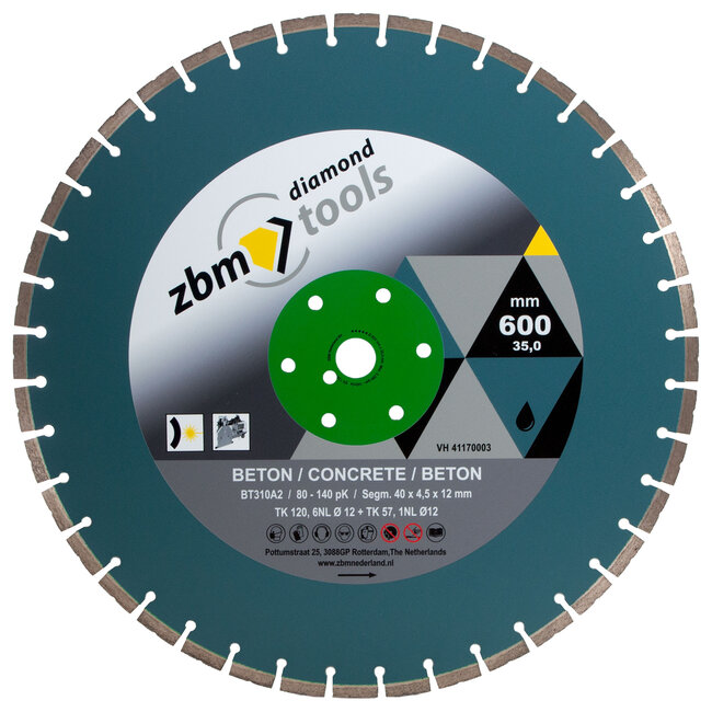 600/35,0 - 4,5x12mm BT310A2 80-140Pk Beton Dennegroen