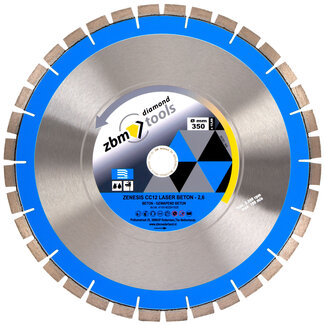 ZBM Diamondtools 350/15,88mm ZBM Zenesis CC12 Laser beton 10+2mm