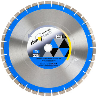ZBM Diamondtools 400/15,88mm ZBM Zenesis CC12 Laser beton 10+2mm