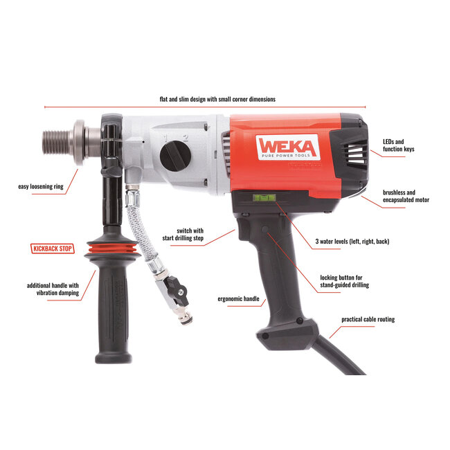 WEKA BL21 Diamantboormachine NAT/DROOG  zonder PRCD