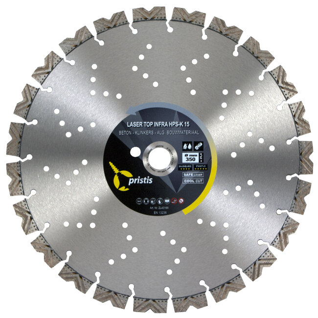 350/25,4 Pristis Lsr Top Infra HPS-K 15 40x3,2x15 23S Blank