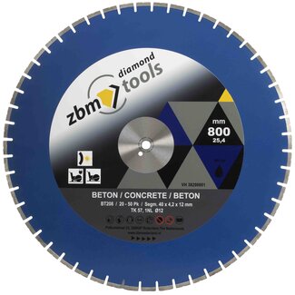 ZBM Diamondtools 800/25,4 - 4,2x12mm BT208 20-50Pk Beton Gentiaan blauw ZBM Diamondtools 800/25,4 - 4,2x12mm BT208 20-50Pk Beton Gentiaan blauw