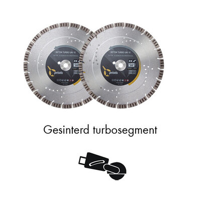 Universeelzaagblad-Beton Turbo Uni-15