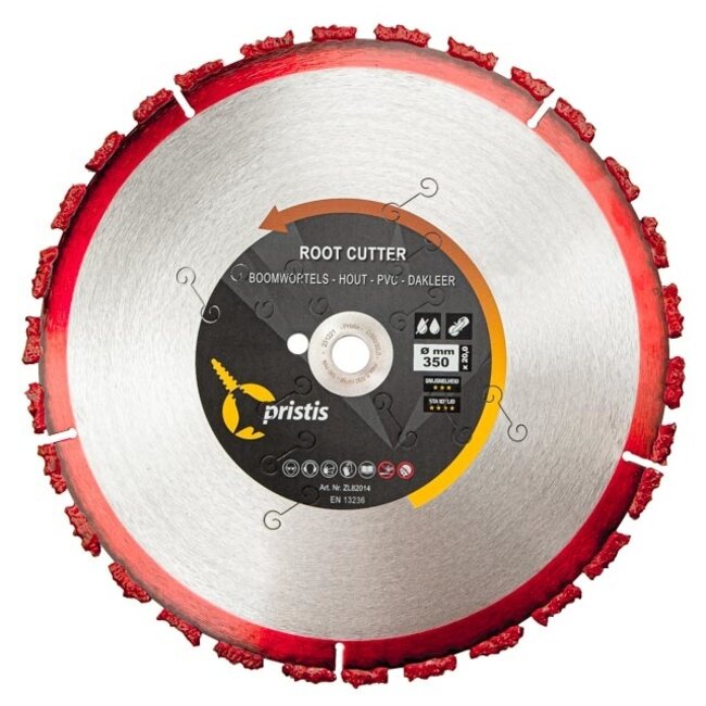 350/25,4 Pristis Rootcutter 20x6,0x10 30S Grof Blank
