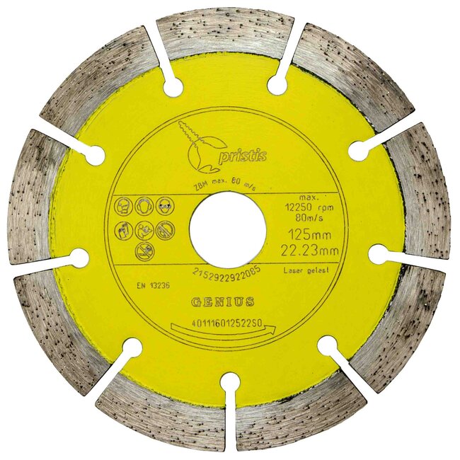 125/22,2mm Pristis Genius kalkzandst./bet. gevelklinker geel