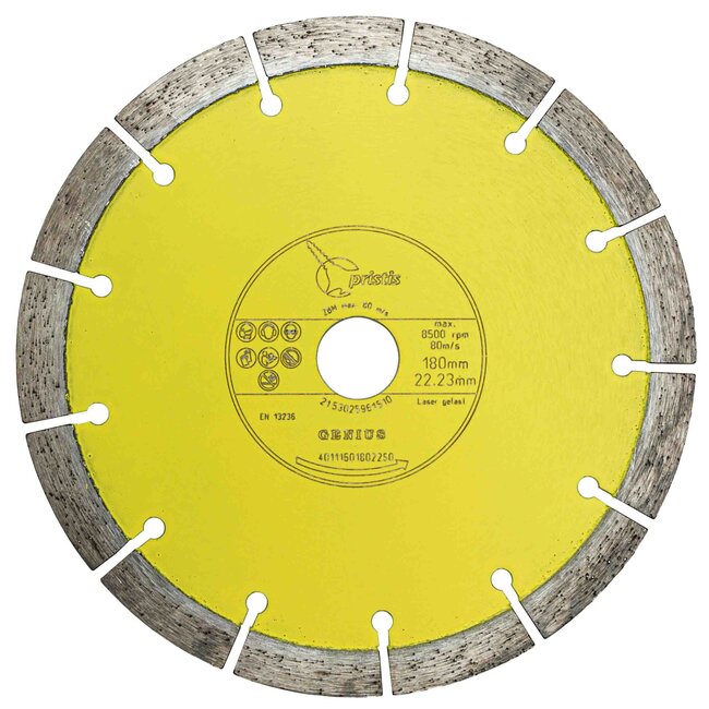 180/22,2mm Pristis Genius kalkzandst./bet. gevelklinker geel