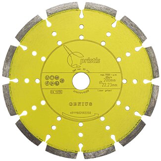 Pristis 200/22,2mm Pristis Genius kalkzandst./bet. gevelklinker geel Pristis 200/22,2mm Pristis Genius kalkzandst./bet. gevelklinker geel
