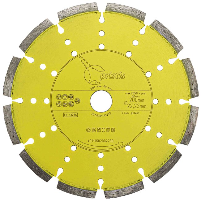 200/22,2mm Pristis Genius kalkzandst./bet. gevelklinker geel