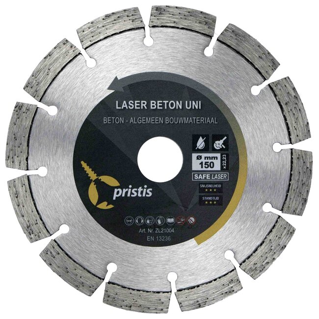 Diamantzaagblad universeel - laser beton uni 150 x 22,23 mm-32x2,4x10 12S
