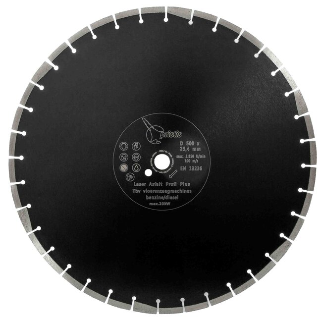 500/25,4 Pristis Lsr Asfalt Profi Plus 40x3,6x10 36S Zwart