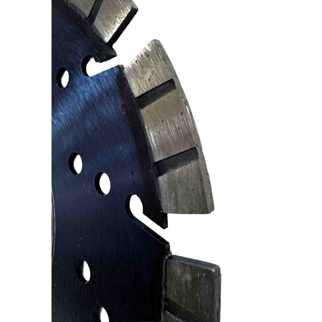 180/22,2mm Pristis Beton F1 turbo segment metallic blauw