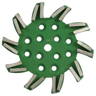 Diamag Schuurschijf Diamag 250mm 20S. #30 NINJA Star Medium Bnd Groen