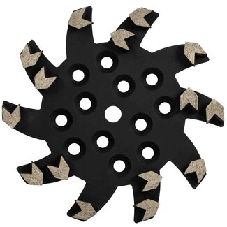 Diamag Schuurschijf Diamag 250mm 15S #30 NINJA Arrow Hard Bnd Zwart