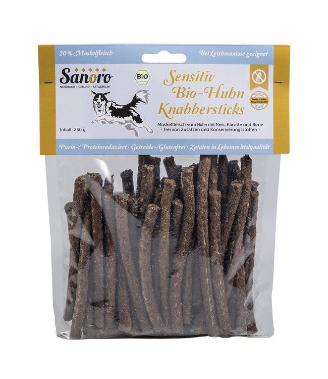 Knabbersticks Sensitiv Bio-Huhn (250g)