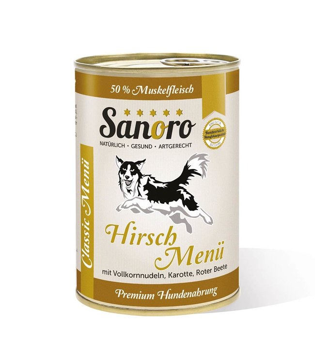 Hirsch mit Hartweizennudeln* und Karotte*