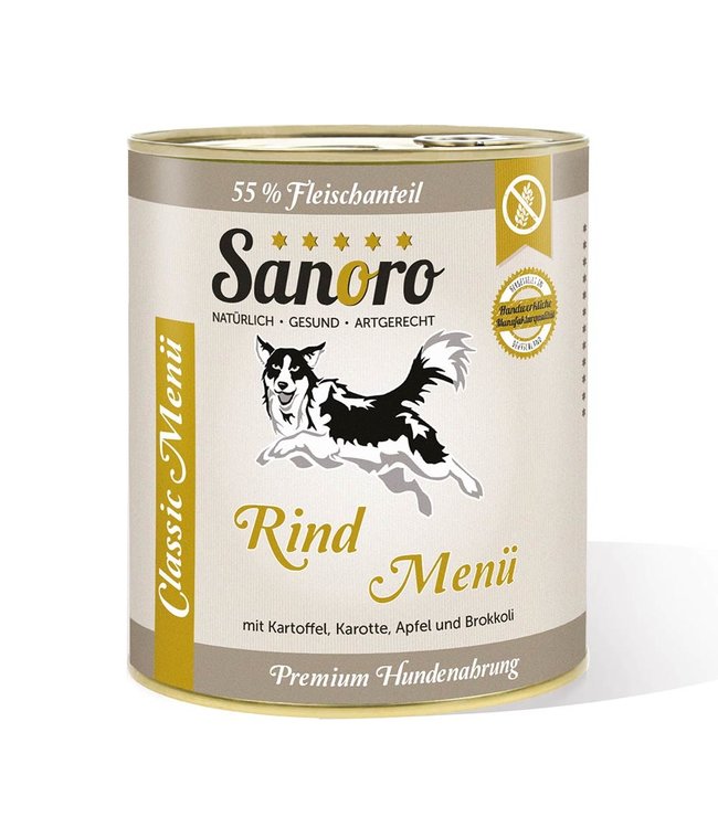 Classic Menü Rind mit 55% Fleischanteil mit Kartoffel* und Karotte*