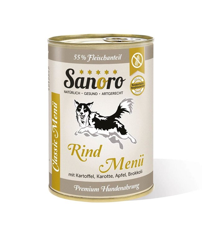Classic Menü Rind mit 55% Fleischanteil mit Kartoffel* und Karotte*