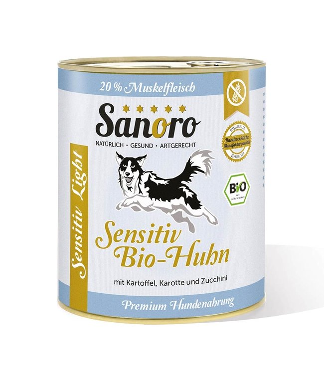 Sensitiv Menü Light Bio-Huhn mit Bio-Kartoffeln und Bio-Karotten