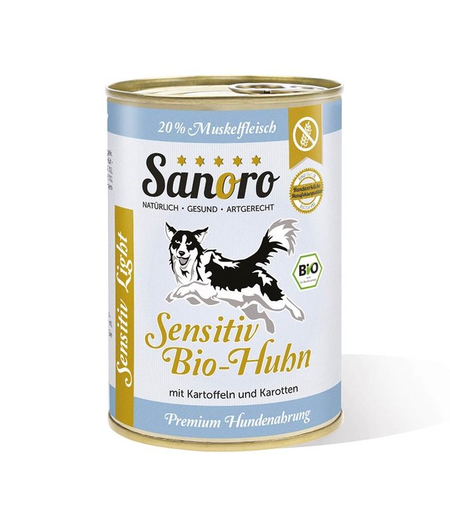 Sensitiv Menü Light Bio-Huhn mit Bio-Kartoffeln und Bio-Karotten