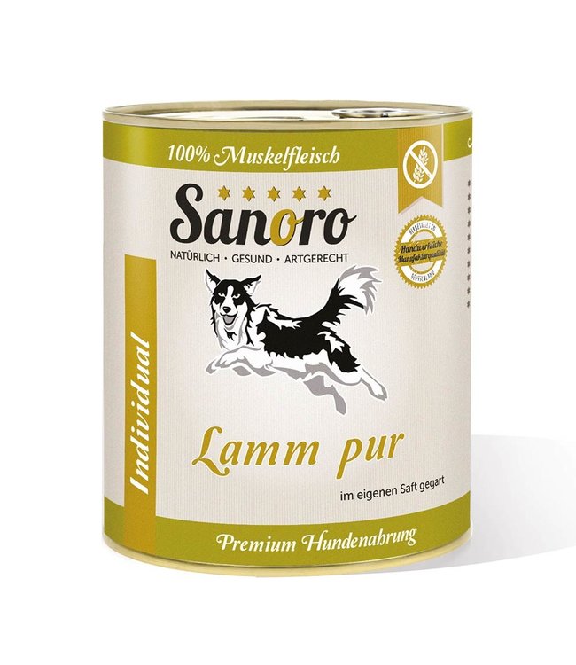 Pures Muskelfleisch vom Lamm und Schaf