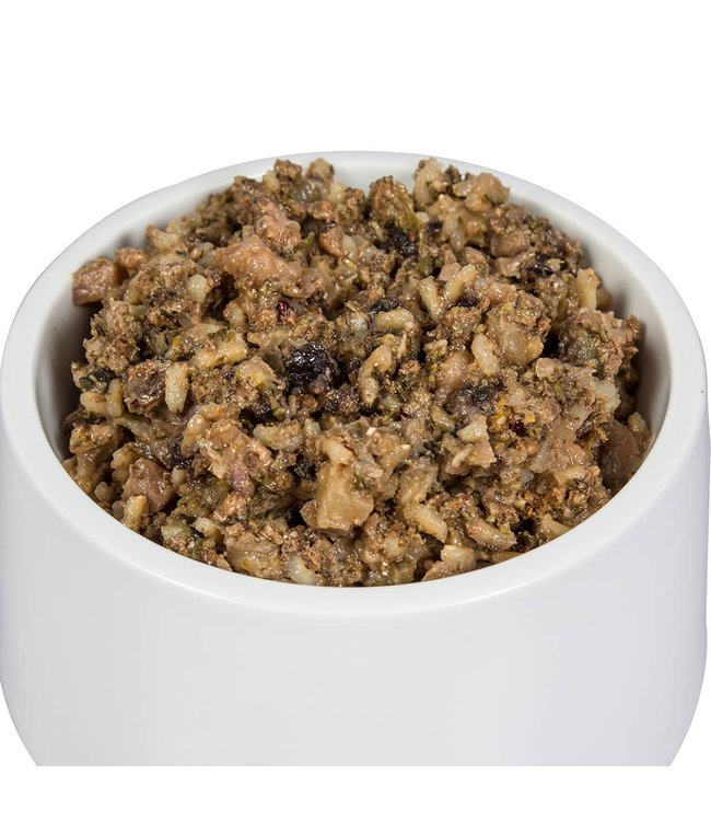 Spezial Hundefutter mit Muskelfleisch vom Schwein mit Bio-Naturreis ...