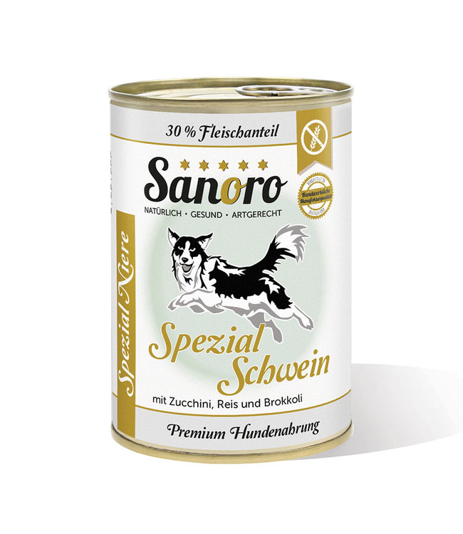 Spezial Menü Schwein mit Zucchini*, Naturreis* und Brokkoli*