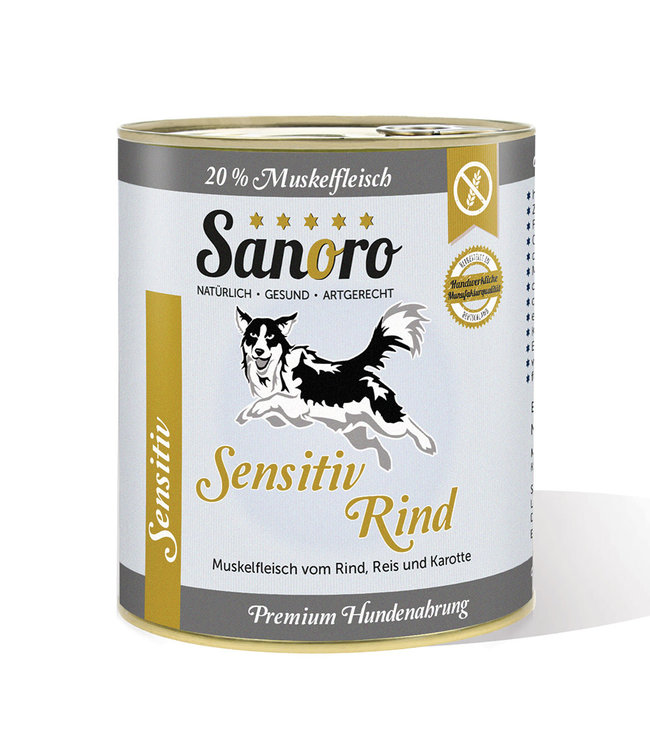 Sensitiv Menü Rind mit Reis und Karotte