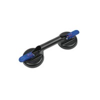 Ventouse blue line, 2 têtes BO 602.10BL, en plastique avec affichage du vide