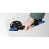 Ventouse blue line, 2 têtes BO 602.10BL, en plastique avec affichage du vide