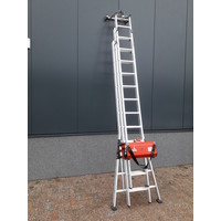 Laddertakel met multi functionele ladder 2 of 3 delig