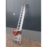 Laddertakel met multi functionele ladder 2 of 3 delig