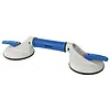Veribor® Ventouse à 2 têtes BO602.2G articulées en plastique.