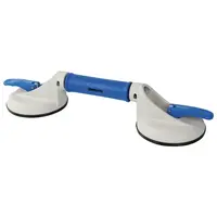 Veribor® Ventouse à 2 têtes BO602.2G articulées en plastique.
