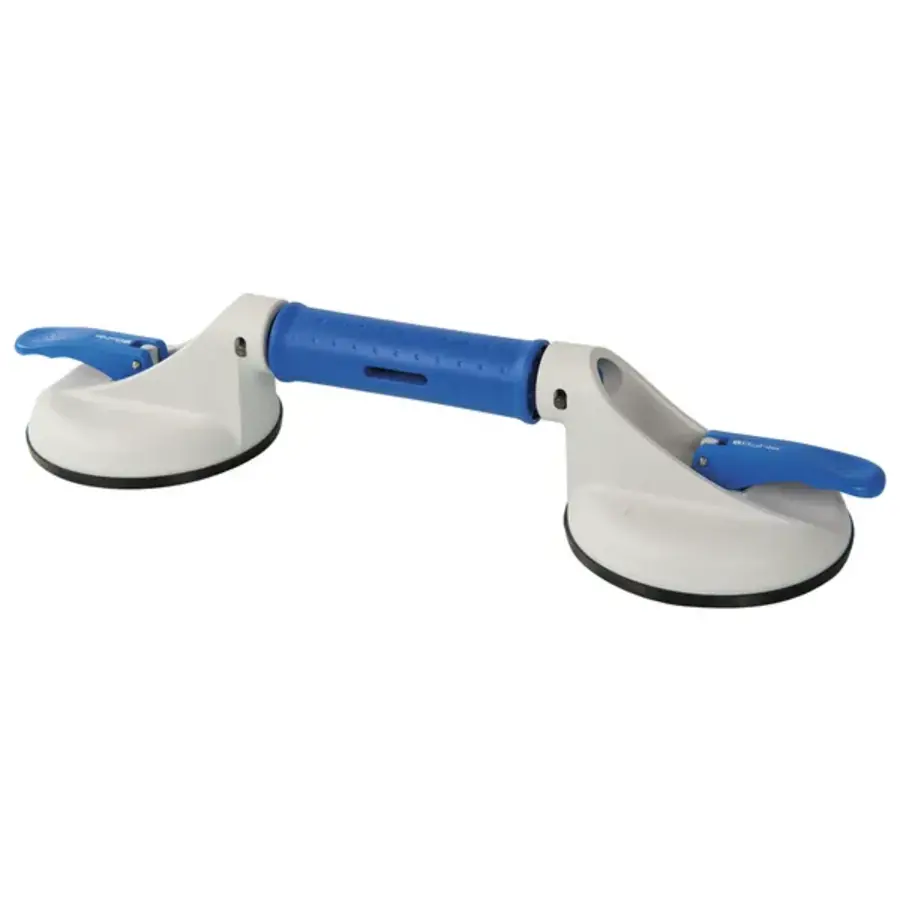 Veribor® Ventouse à 2 têtes BO602.2G articulées en plastique.
