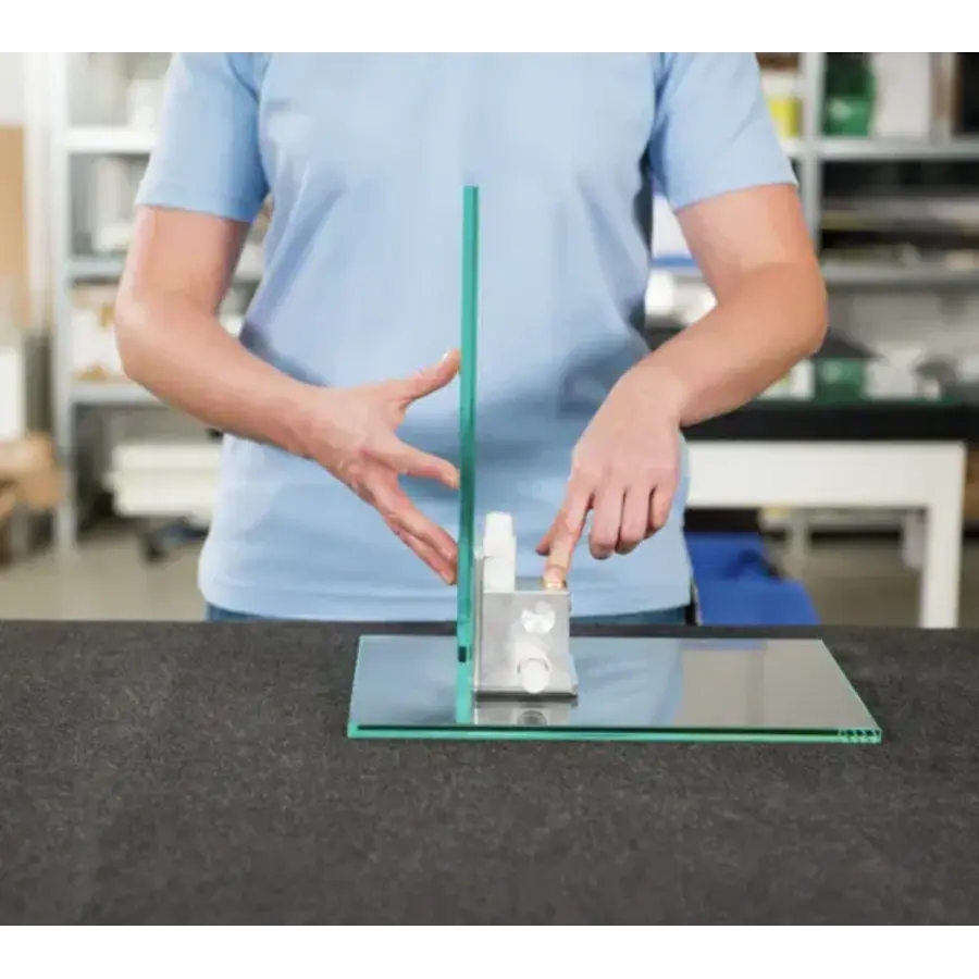 Ventouse coudée Verifix® pour pompe, largeur des pattes 100 mm - longueur des pattes 72 mm, BO 638.0