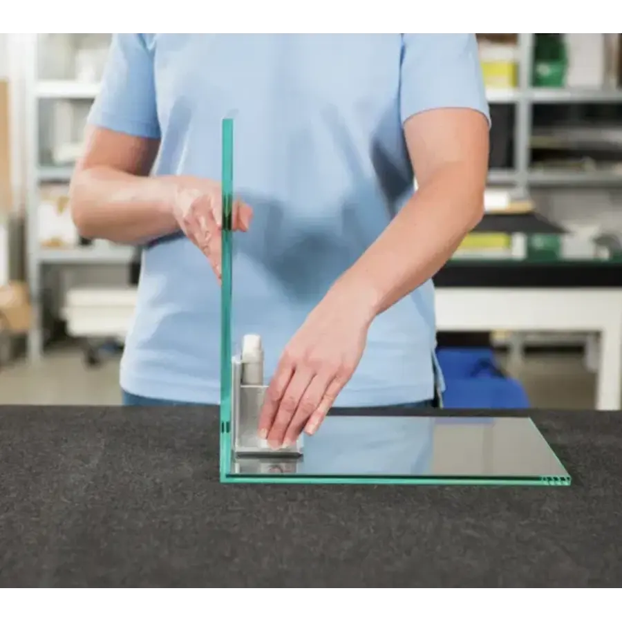 Ventouse coudée Verifix® pour pompe, largeur des pattes 100 mm - longueur des pattes 72 mm, BO 638.0