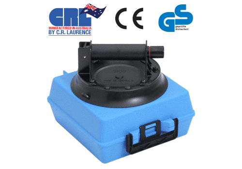 CRL Poignée de levage à ventouse de 8 pouces en ABS avec mécanisme de pompe pour surfaces courbes, S109