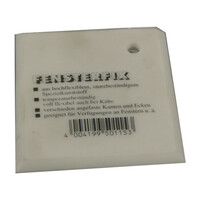 Kitstrijker "Fensterfix" met rechte randen, 90x80x5 mm, P120.19.001